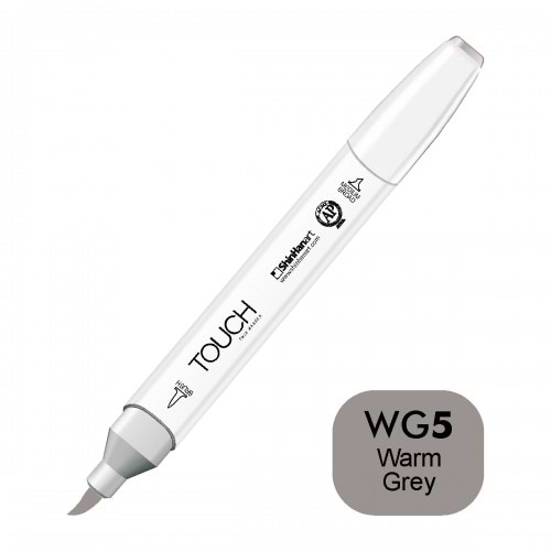 מרקר TOUCH BRUSH WG5 WARM GREY 5