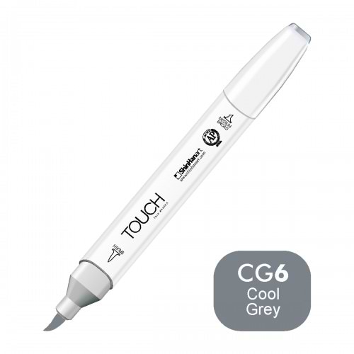 מרקר TOUCH BRUSH CG6 COOL GREY 6