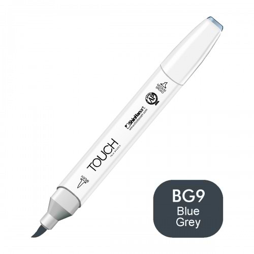 מרקר TOUCH BRUSH BG9 BLUE GREY 9