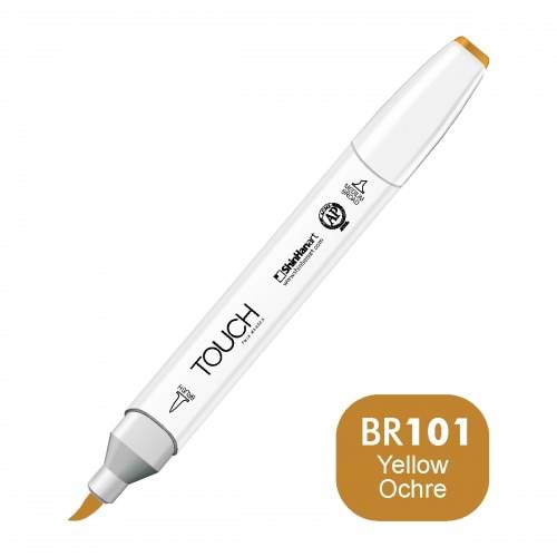 מרקר TOUCH BRUSH BR101 YELLOW OCHRE