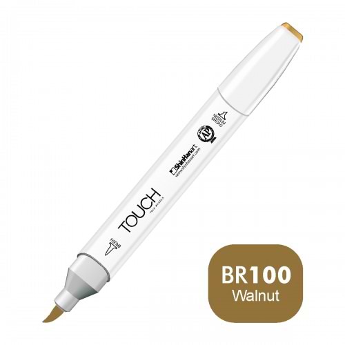 מרקר TOUCH BRUSH BR100 WALNUT