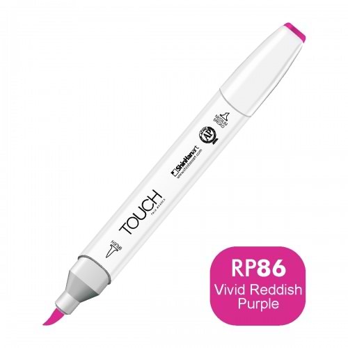 מרקר TOUCH BRUSH RP86 VIVID REDDISH PURPLE