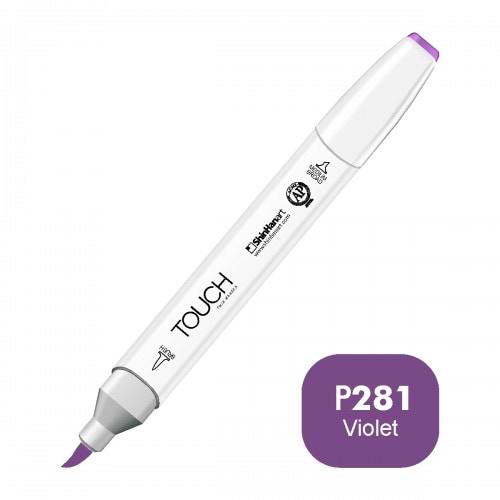 מרקר TOUCH BRUSH P281 VIOLET