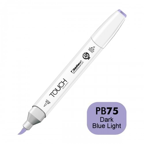 מרקר TOUCH BRUSH PB75 DARK BLUE LIGHT