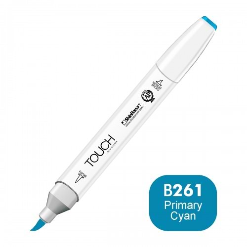 מרקר TOUCH BRUSH B261 PRIMARY CYAN