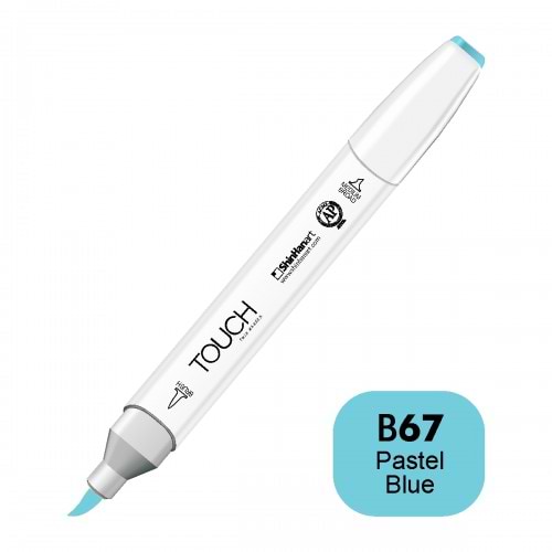 מרקר TOUCH BRUSH B67 PASTEL BLUE