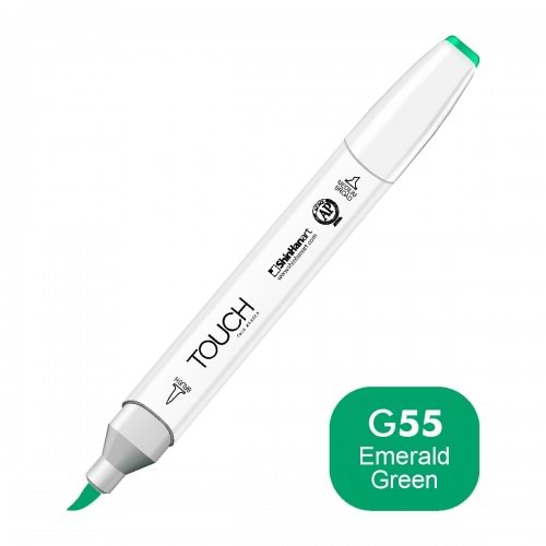 מרקר TOUCH BRUSH G55 EMERALD GREEN