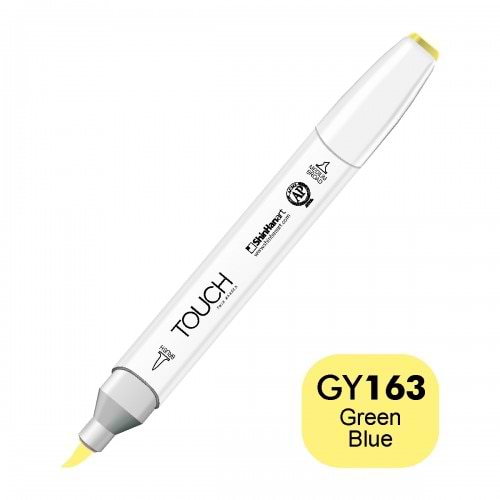מרקר TOUCH BRUSH GY163 GREEN BLUE