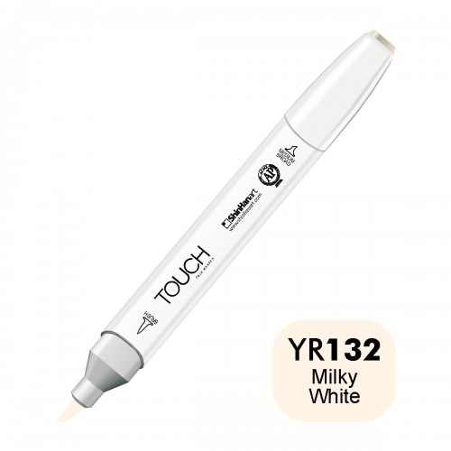 מרקר TOUCH BRUSH YR132 MILKY WHITE