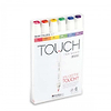 TWIN BRUSH MARKER SET OF 6 COLORS BASIC