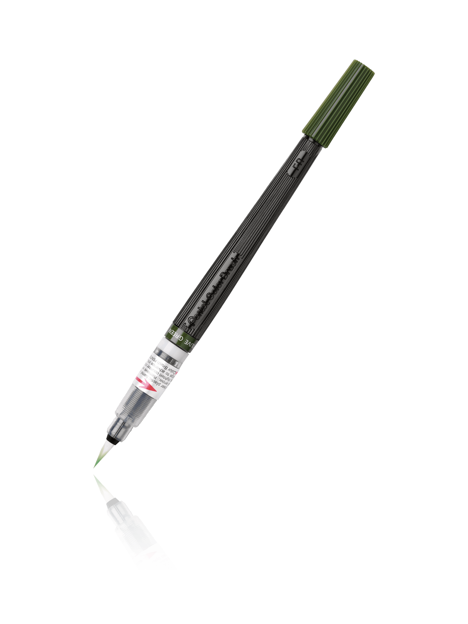 טוש מכחול PENTEL ART BRUSH OLIVE GREEN