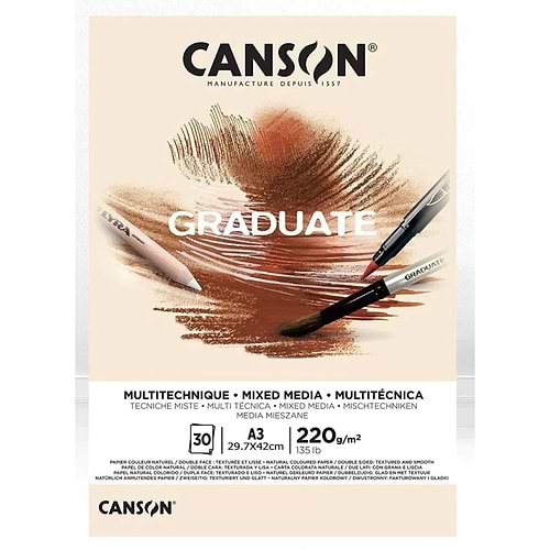 Canson® Graduate Mixed Media Natural A3