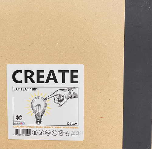 בלוק רישום 120ג'ר 180 מעלות CREATE 20/20