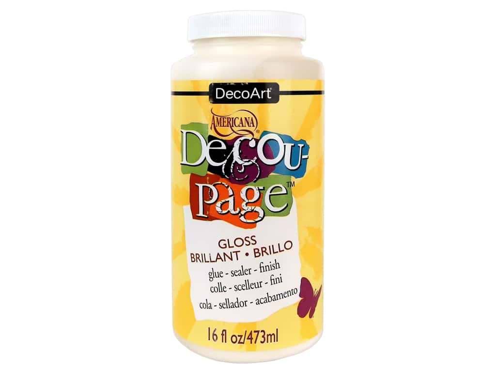 דבק דקופז מבריק DECOU PAGE מבית DECOART 236ML