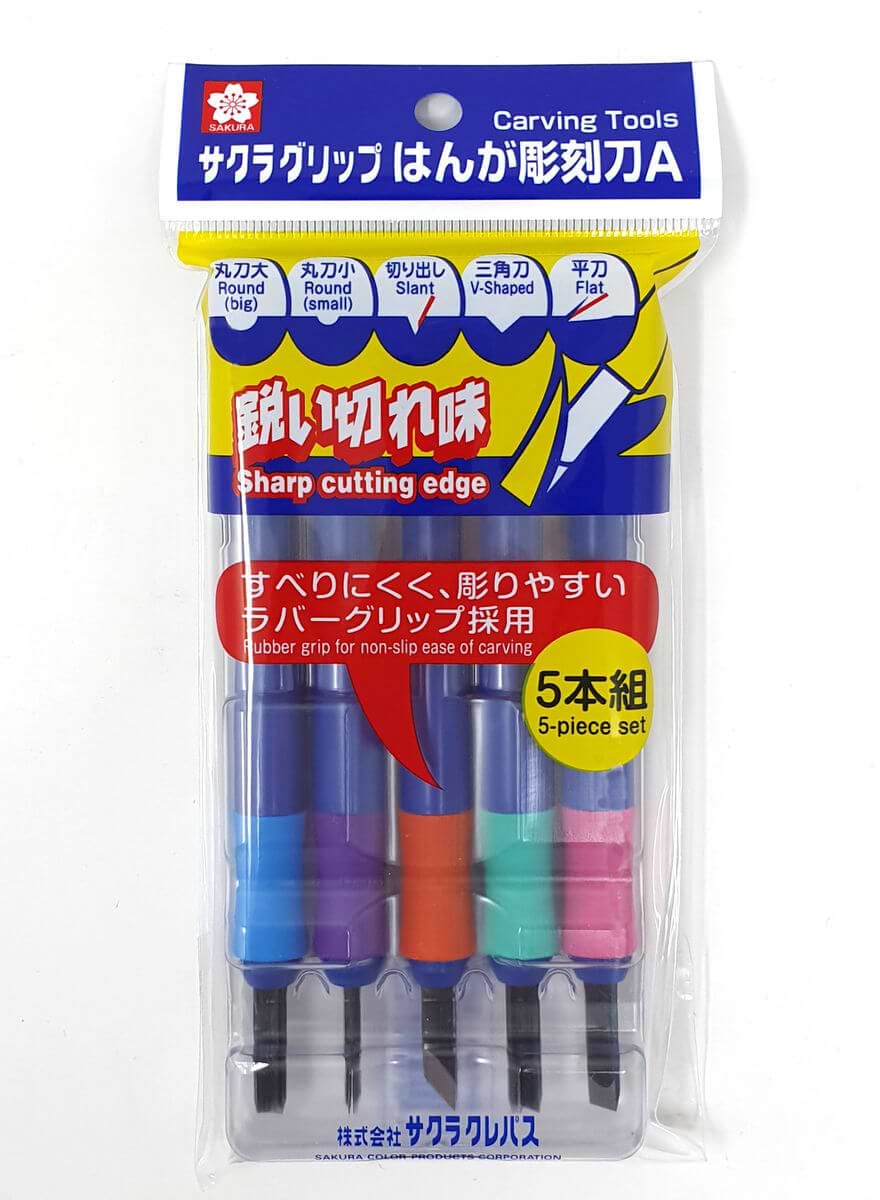 כלי גילוף  5 כלים סקורה יפן 
