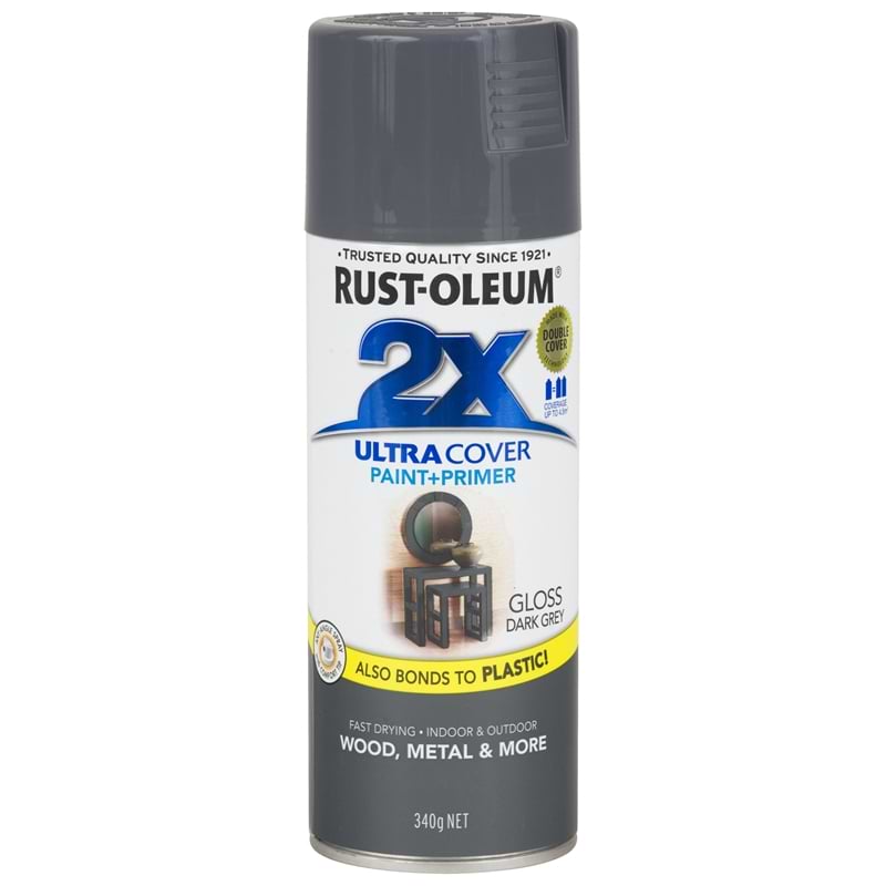 ספריי 2X GLOSS DARK GRAY