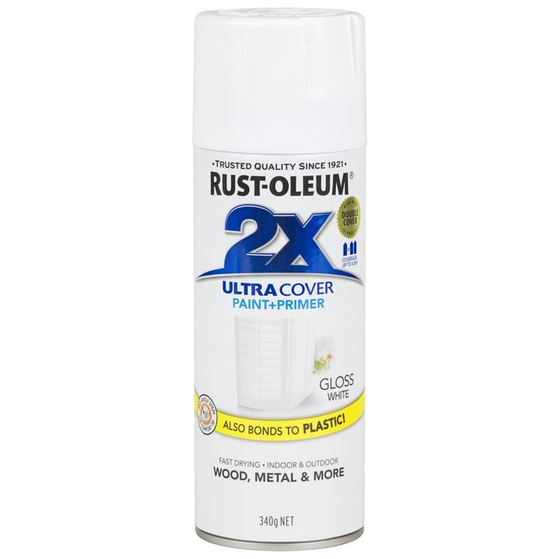 ספריי 2X לבן מבריק GLOSS WHITE