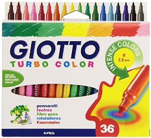 סט טושים GIOTTO TURBO COLOR 36