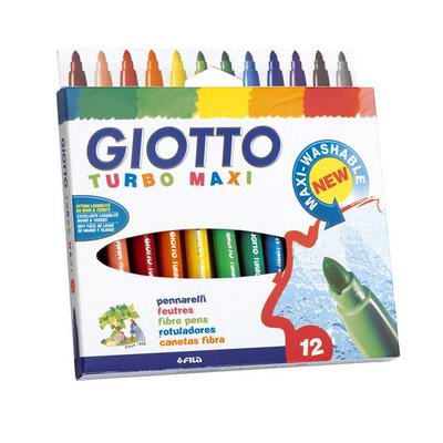 סט טושים GIOTTO TURBO MAXI 12