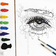 ערכת ציור עין של WATERCOLOR EYES- DALER ROWNEY 