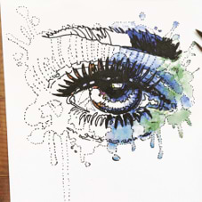 ערכת ציור עין של WATERCOLOR EYES- DALER ROWNEY 
