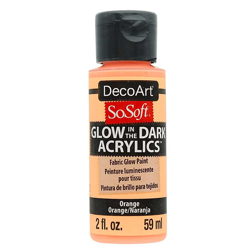 SO SOFT GLOW IN THE DARK ORANGE DSS116 לטקסטיל
