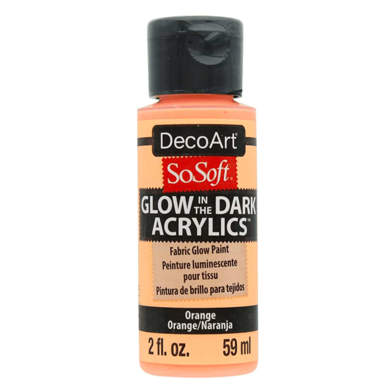 SO SOFT GLOW IN THE DARK ORANGE DSS116 לטקסטיל