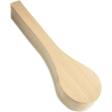 עץ לגילוף - כף עם ידית ארוכה BASSWOOD