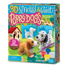 ערכת יצירה גבס תלת מימד גור כלבים