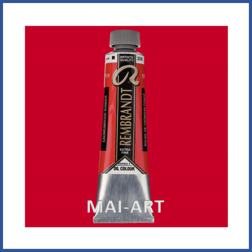צבע שמן רמברנדט 40 מל Cadmium red D 306 סדרה 4