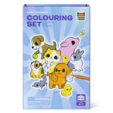 ערכת צביעה גורי חיות - COLOURING SET BABY ANIMALS