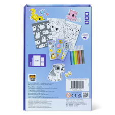 ערכת צביעה גורי חיות - COLOURING SET BABY ANIMALS