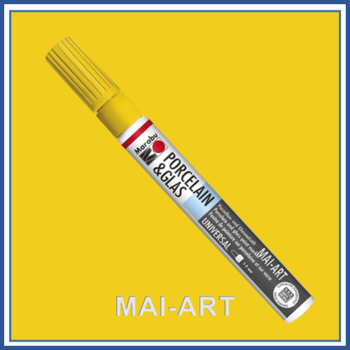 טוש פורצלן וזכוכית MARABU צהוב 220 1-2.5ממ C