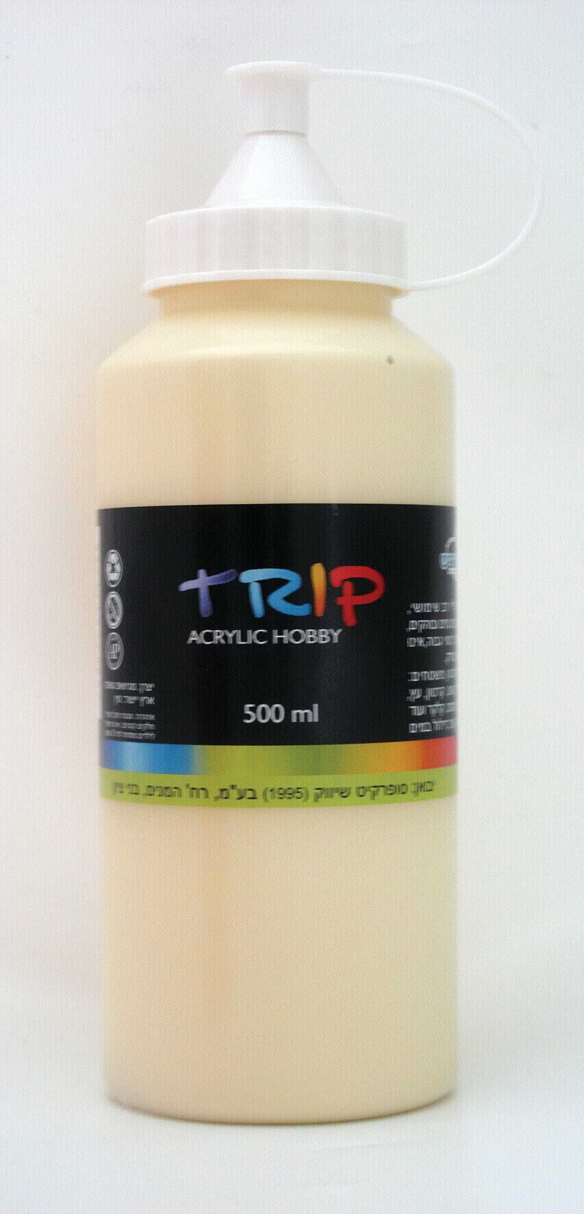 צבע אקריליק טריפ 500מל שמנת 41775