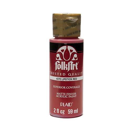 FOLK ART 437 LIPSTICK RED