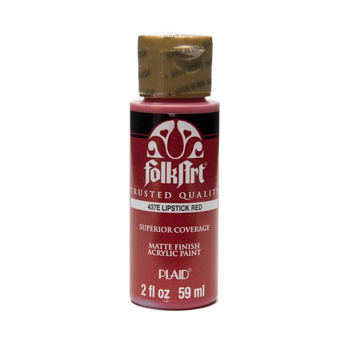 FOLK ART 437 LIPSTICK RED