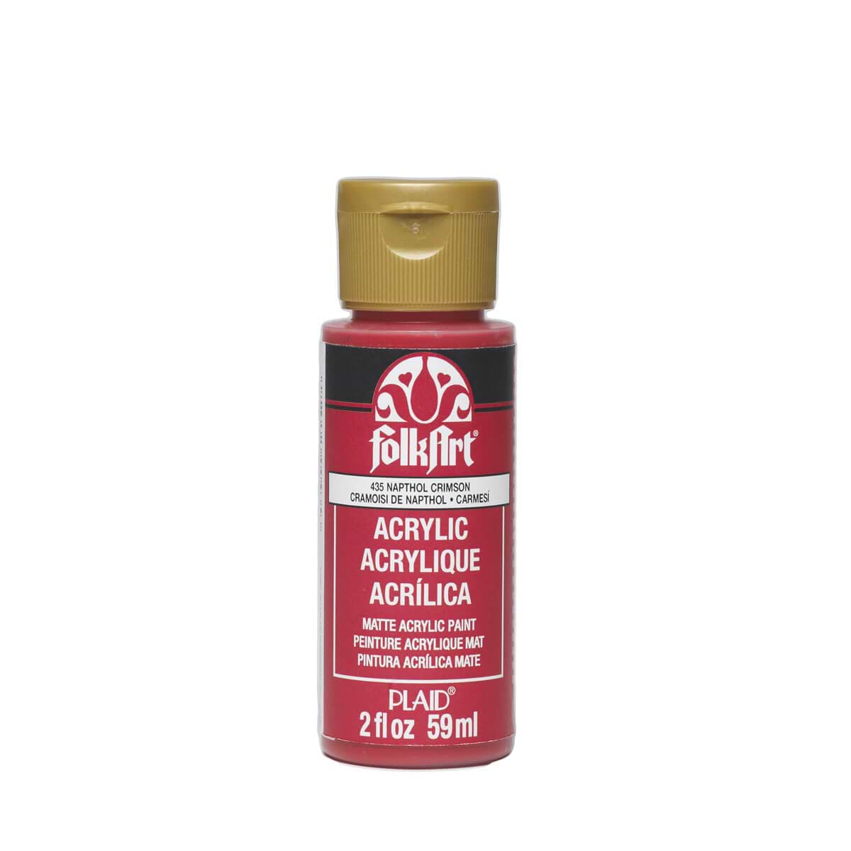 FOLK ART 0435 NAPTHOL CRIMSON