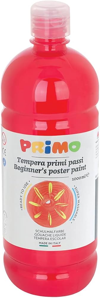 צבע גואש PRIMO בגוון אדום מבית CMP