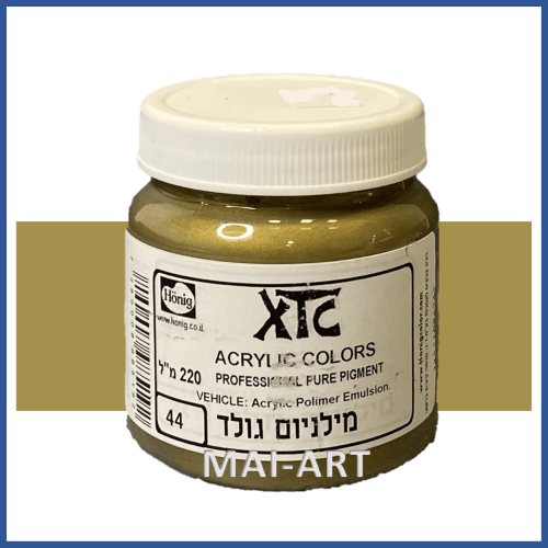 צבע XTC מטאלי זהב מילניום גולד