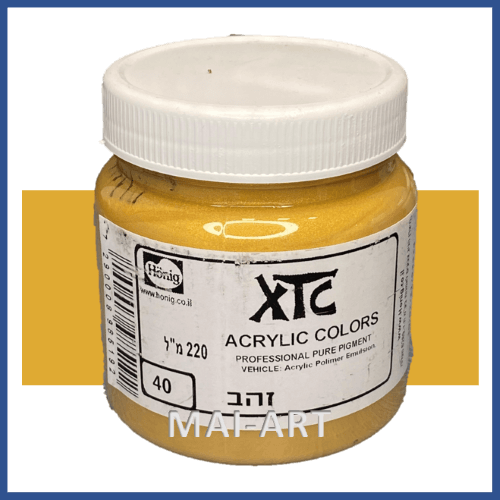צבע XTC מטאלי זהב