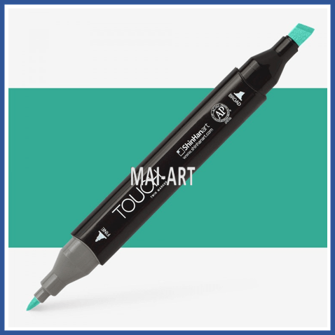 מרקר TOUCH TWIN BG57 TURQUOISE GREEN LIGHT