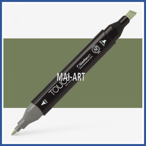 מרקר TOUCH TWIN Y42 BRONZE GREEN