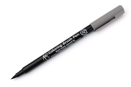 טוש מכחול KOI COLORING BRUSH גוון DARK COOL GRAY