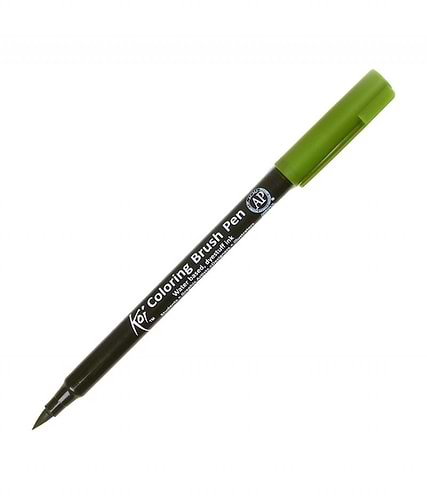 טוש מכחול KOI COLORING BRUSH גוון SAP GREEN