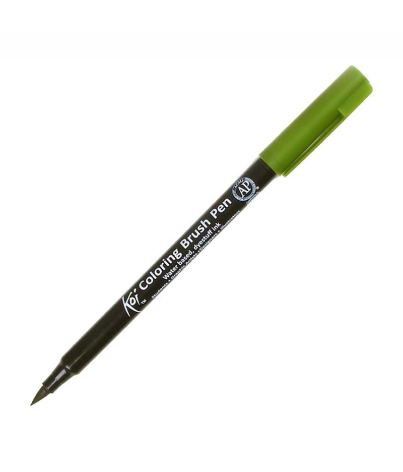 טוש מכחול KOI COLORING BRUSH גוון SAP GREEN