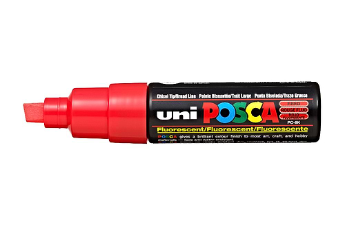 מרקר פוסקה PC-8K FLOU RED