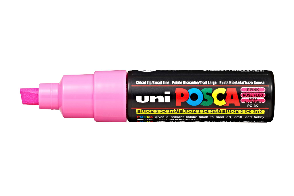 מרקר פוסקה PC-8K FLOU PINK