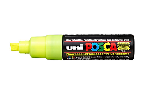 מרקר פוסקה PC-8K FLOU YELLOW