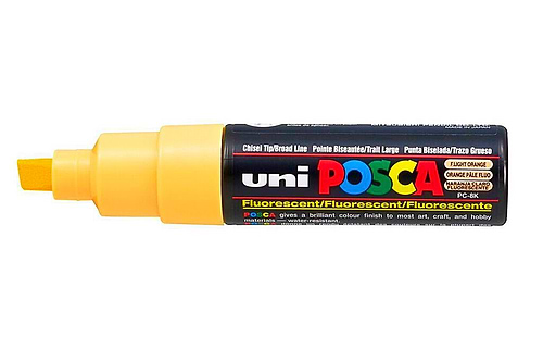מרקר פוסקה PC-8K LIGHT ORANGE