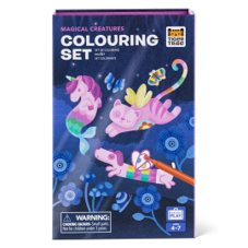 ערכה לצביעה יצורים קסומים  - COLOURING SET MAGICAL CREATURES